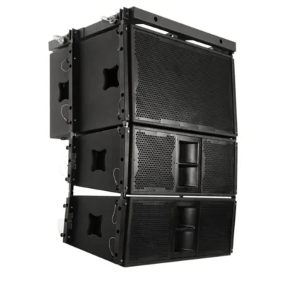 Passive 2×15 Line Array Subwoofer, Pair of 2×10 Line Array Speakers, & Mounting Frame