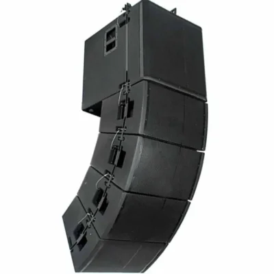 Powered Line Array System – 18 Inch Subwoofer, Four 12 Inch Line Array Speakers and Mounting Frame