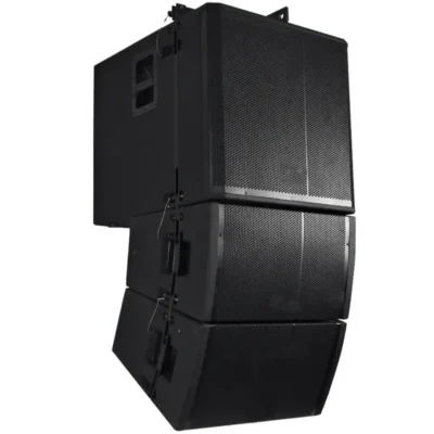 Powered Line Array System – 18 Inch Subwoofer, Two 12 Inch Line Array Speakers and Mounting Frame