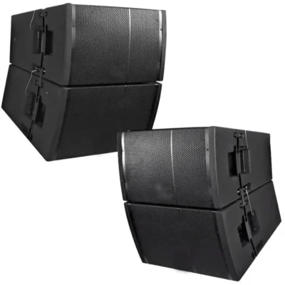 SAXLP-12A – Four Powered 12 Inch Line Array Speakers with Dual Compression Drivers & TWS Bluetooth Control