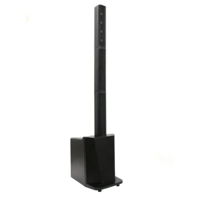 Tower1 – Powered Portable Column Array PA System – 4×3 Column Speaker & 10 Inch Subwoofer